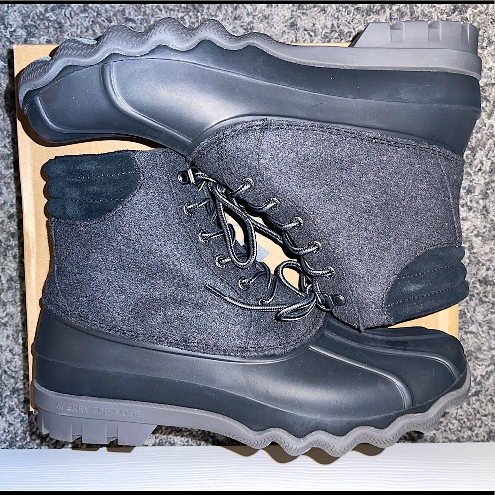 Men’s Sperry Avenue Duck Boots Grey SIZE 11